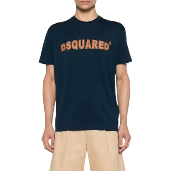 DSquared2 Herr T-shirt med logotyp Cool Fit