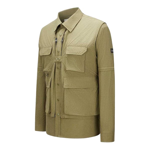Firetrap Herr 3-i-1 Ripstop Konvertibel Skjorta