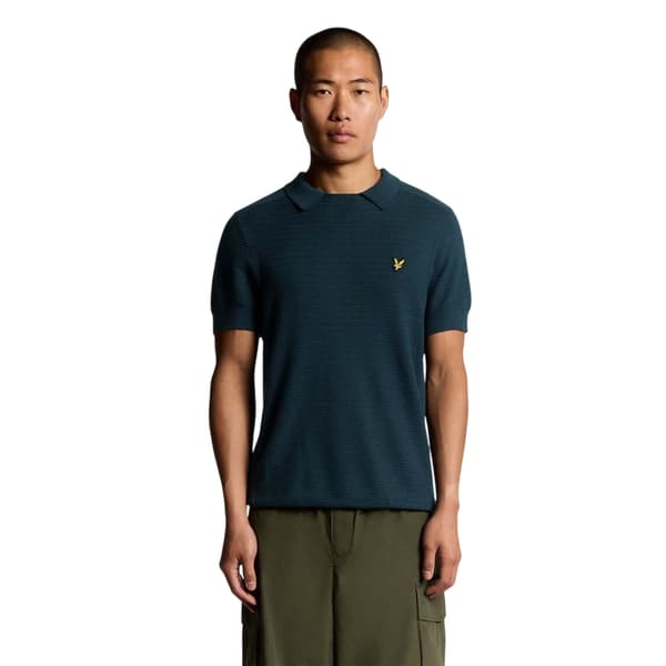 Lyle & Scott Kortärmad Pikétröja för Herr