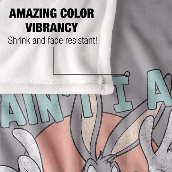 Looney Tunes Aint I A Stinker Bugs Bunny Blanket