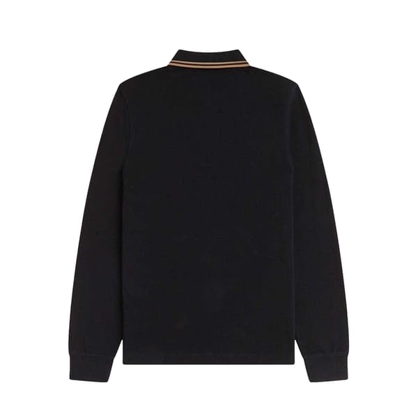 Fred Perry Långärmad Pikétröja för Herr