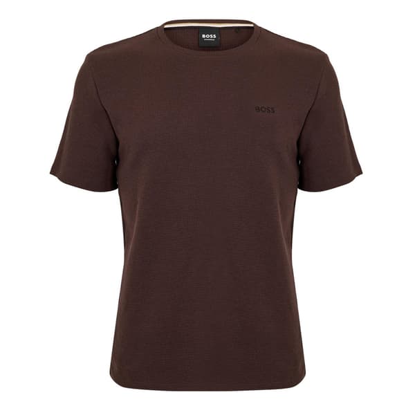 Boss Mens Waffle Knit Structured Pyjama Top
