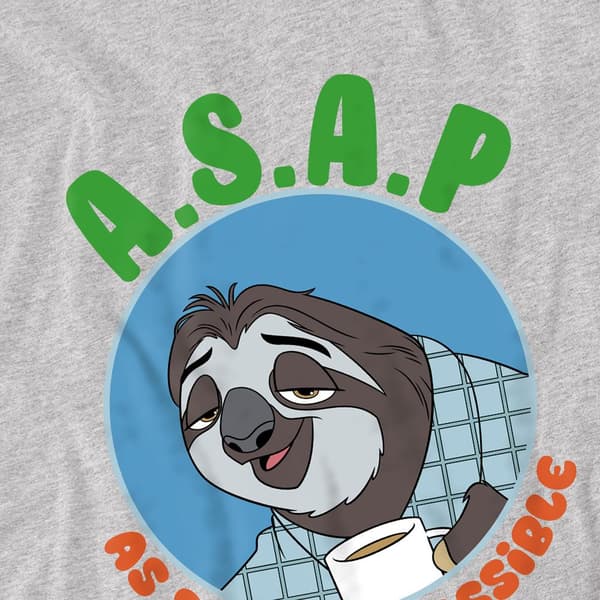 Zootopia 2 Barn/Kids Flash Sloth Långsam T-shirt