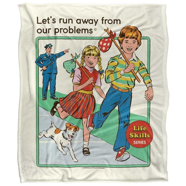 Steven Rhodes Let´s Run Away Soft Touch Blanket