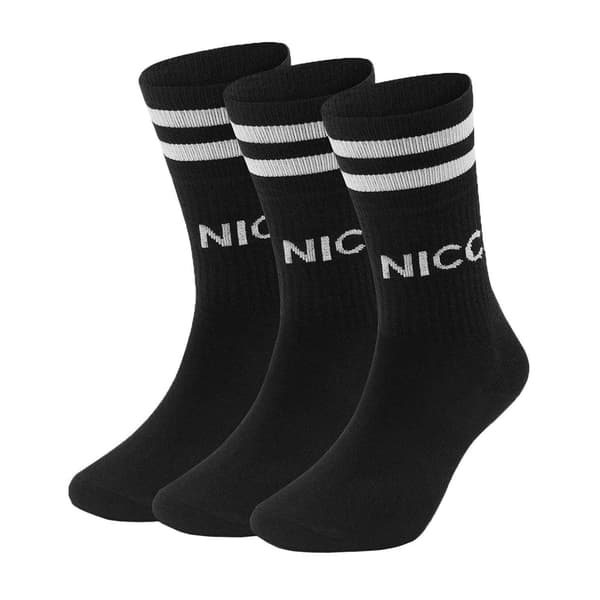 Nicce Herrstrumpor med kontrasterande ränder (3-pack)
