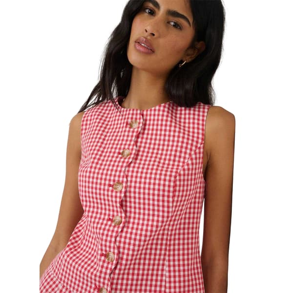 Nobody´s Child Dam Gingham Croppad Topp