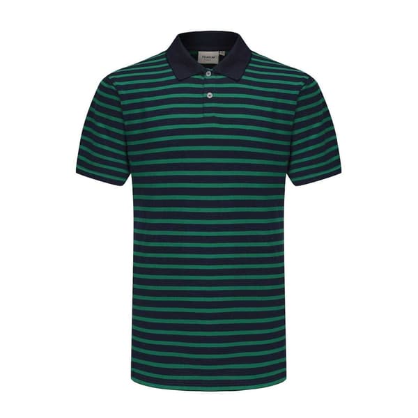 Firetrap Herr Klassisk Randig Pikétröja