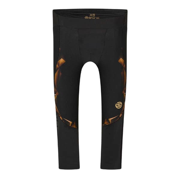 Skins Mens A400 Geometric Pattern 3/4 Leggings