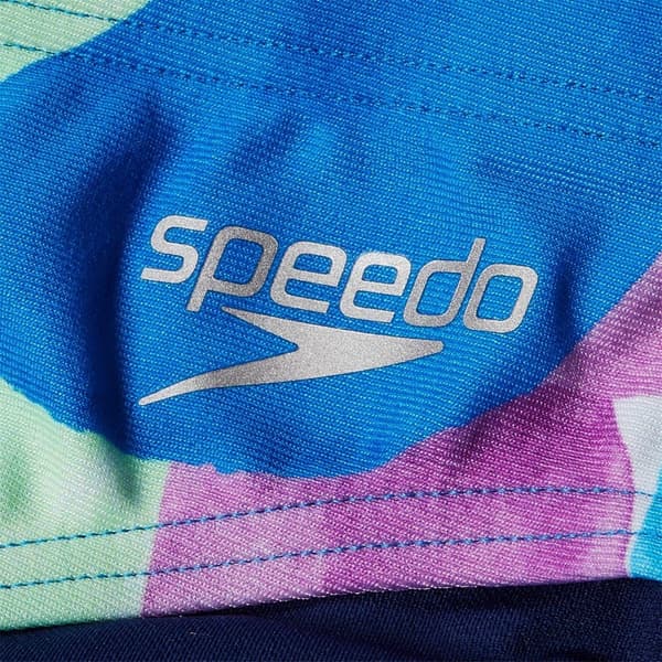 Speedo Flickor Abstrakta Heltäckande Tryckta Badbyxor