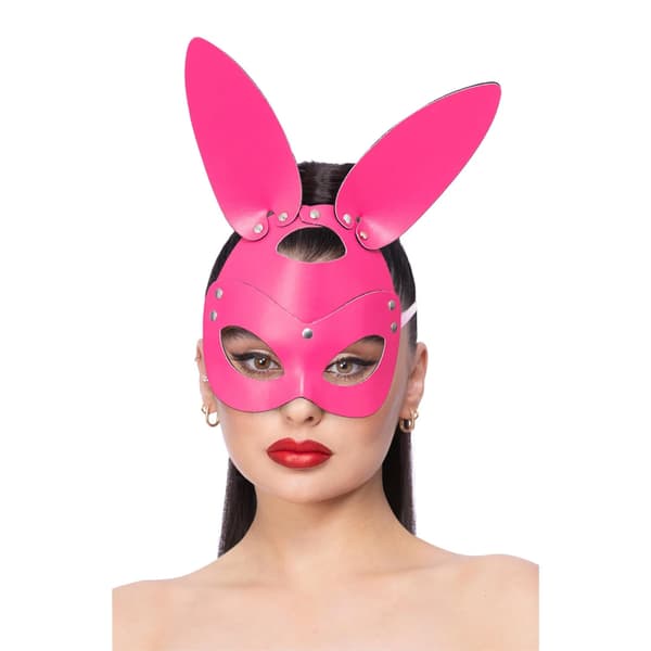 Fever Rabbit Mask i Syntetiskt Läder