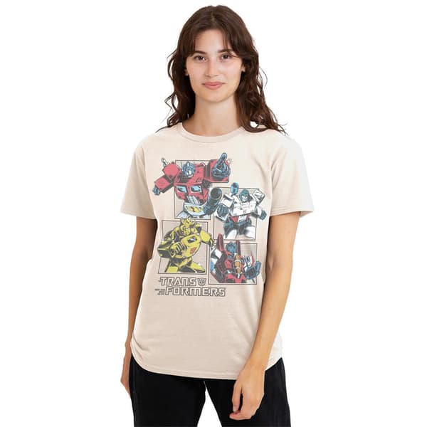 Transformers Naisten Generations Retro Comic Grid T-paita