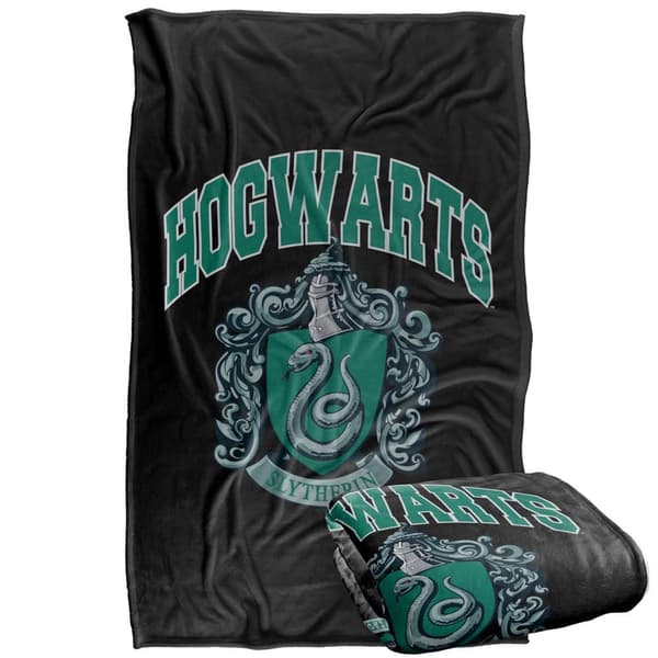 Harry Potter Slytherin Crest Throw