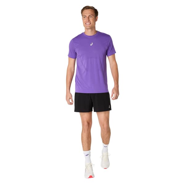 Asics Mens Vented Regular Short-Sleeved Top