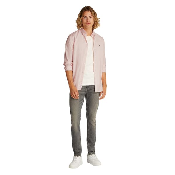 Tommy Jeans Mens Collared Regular Shirt