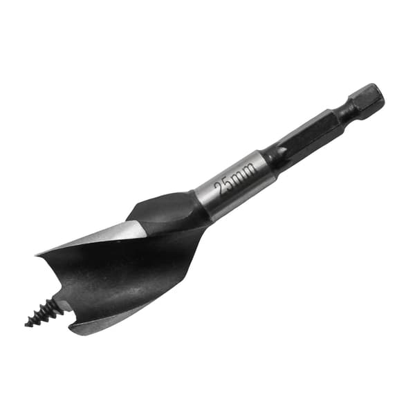 Faithfull Tri-point Speed Auger Bit, Stubby