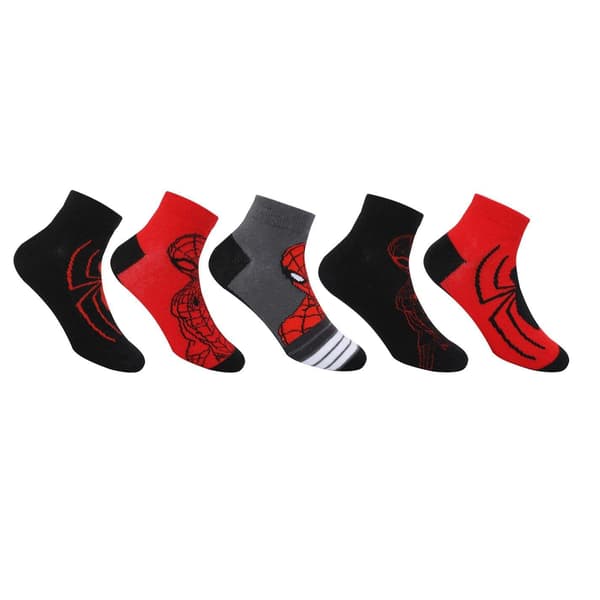 Spider-Man Träningsstrumpor för barn (5-pack)