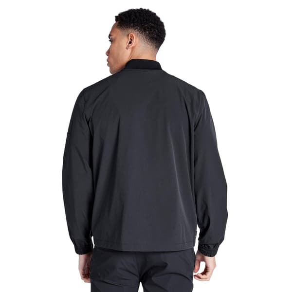 11 Degrees Mens Krypton Logo Full Zip Bomber Jacket