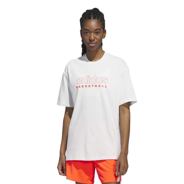 Adidas T-shirt med logotyp för damer