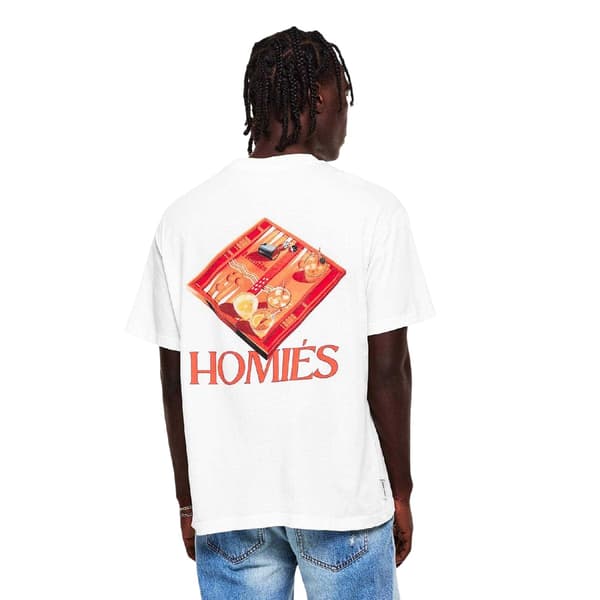 Homies Marbella Miesten Backgammon T-paita