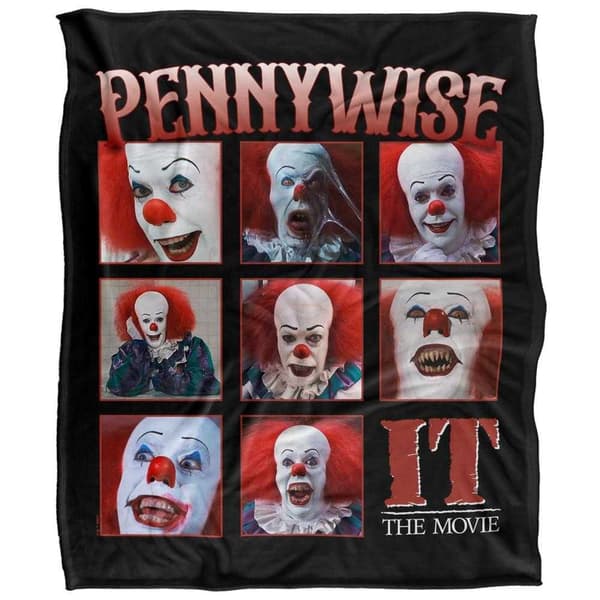 It Pennywise Movie Soft Touch Blanket