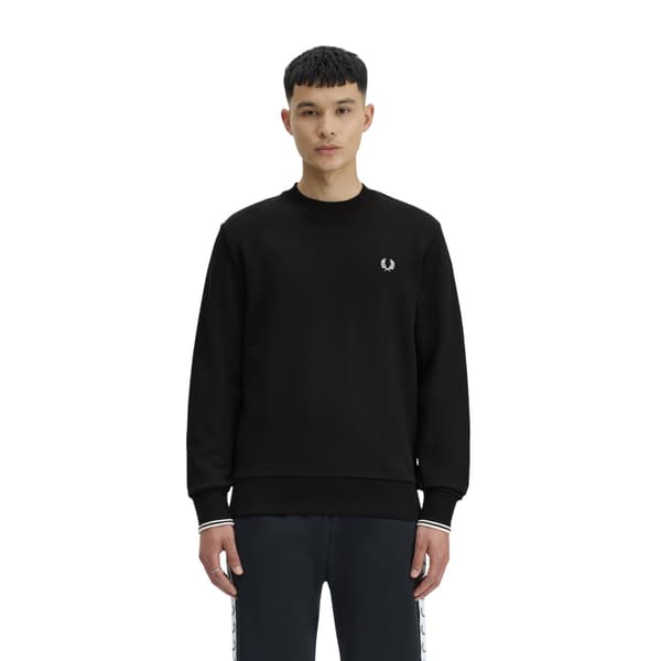 Fred Perry Mens Embroidered Logo Sweatshirt