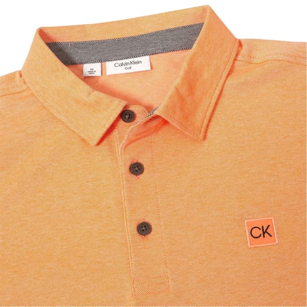 Calvin Klein Mens Patch Regular Polo Shirt