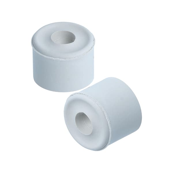 Small White Rubber Door Stops 25mm / 1''