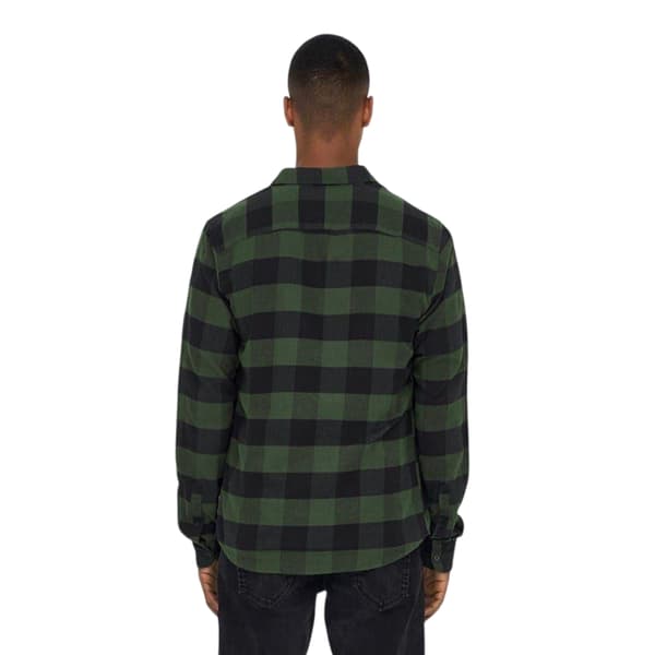 Only Mens Buffalo Check Overshirt