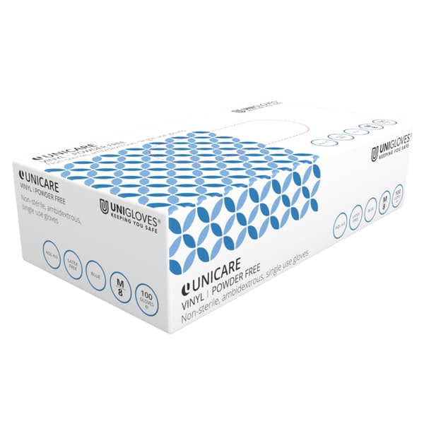 Engångsvinylhandske puderfri klarblå extra stor 100-pack