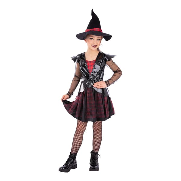 Smiffys Flickhalloweendräkt Punkhäxa