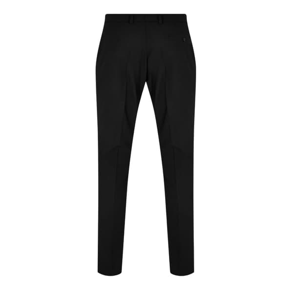 Without Prejudice Mens Wool Blend Slim Suit Trousers