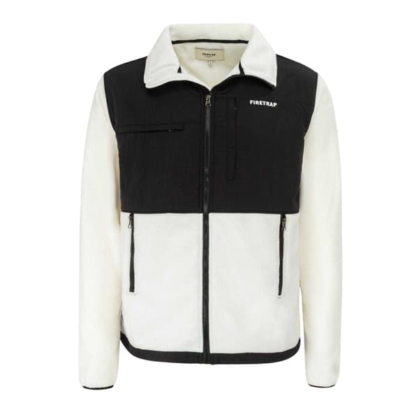 Firetrap Herr Fleecejacka med Färgblock