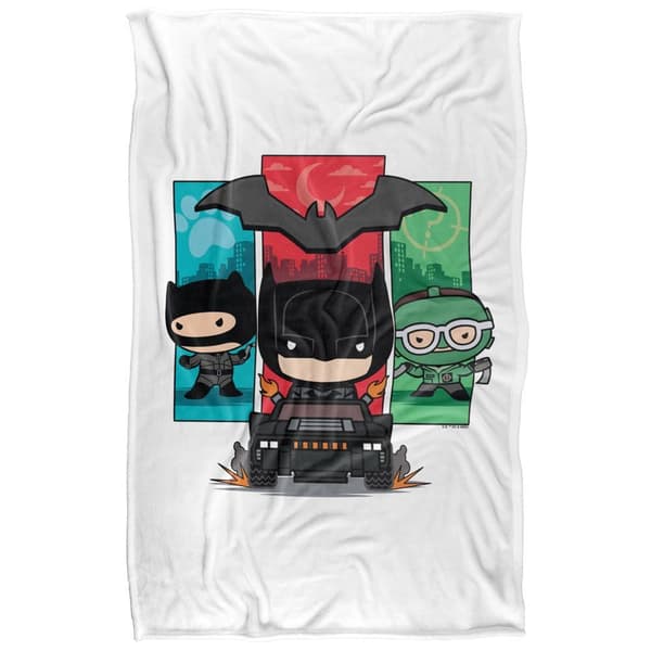 Batman Riddler Catwoman 2021 Soft Touch Blanket