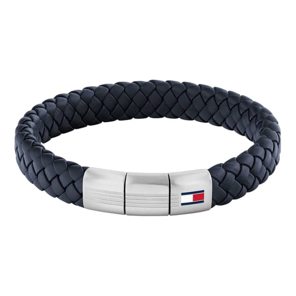 Tommy Hilfiger Herrarmband i flätat läder