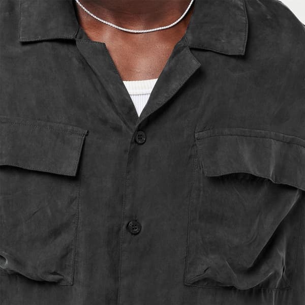 Belier Mens Plain Long-Sleeved Shirt