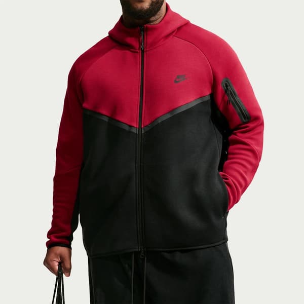Nike Mens Tech Chevron Full Zip Hoodie