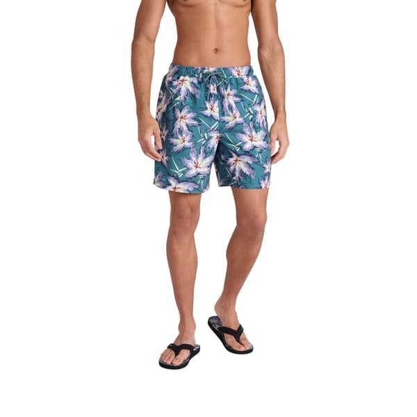 Animal Herr Deep Dive blommiga boardshorts