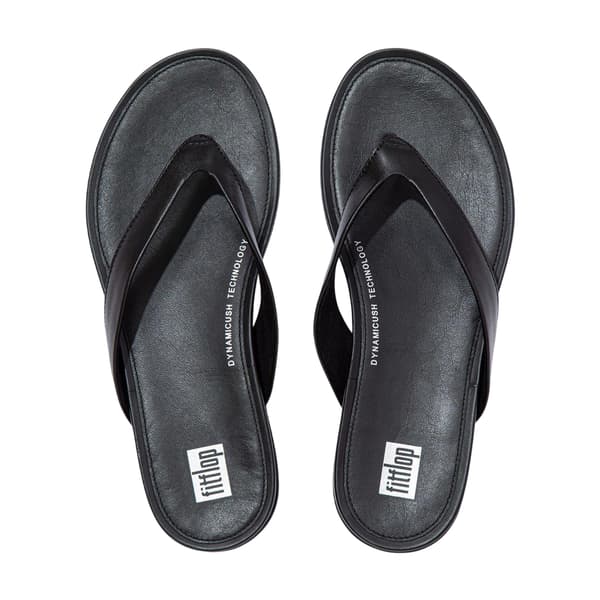 FitFlop Dam Gracie Läder Platta Flip Flops