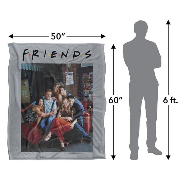 Friends Polyester Characters Soft Touch Blanket