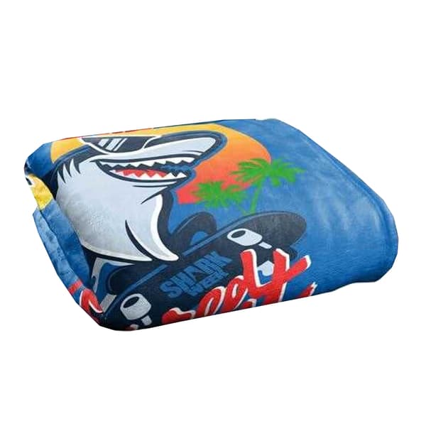 Shark Week Skateboard Soft Touch Blanket