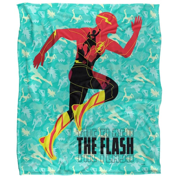 The Flash Silhouette Blanket
