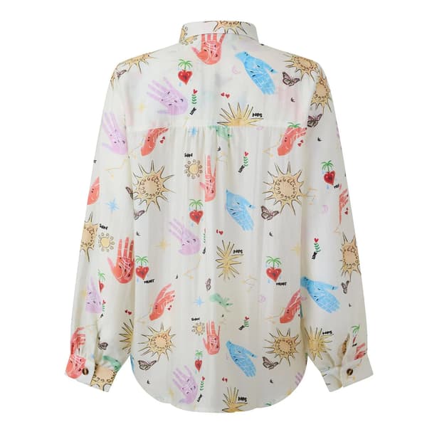 Never Fully Dressed Womens/Ladies Celestial Marley Patterned Shirt