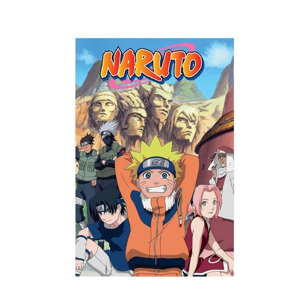 Naruto Mountains Printed Paper Poster