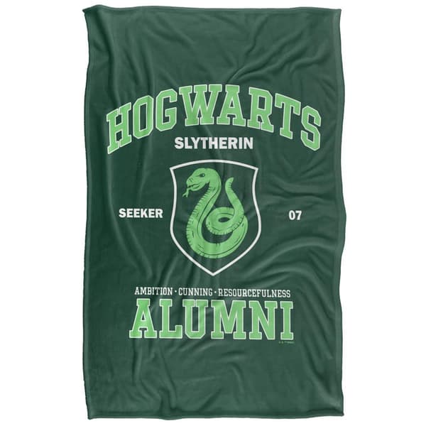 Harry Potter Hogwarts Alumni Slytherin Blanket