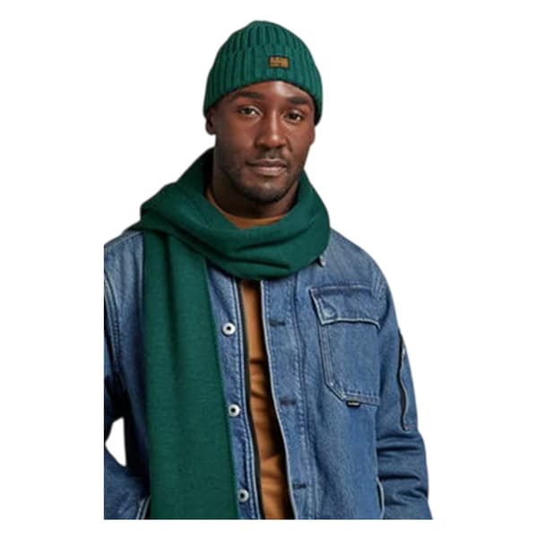 G-Star Effo Logo Midweight Knitted Scarf