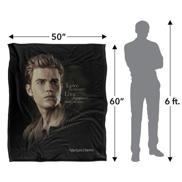 Vampire Diaries Love Forever, Live Forever Stefan Blanket