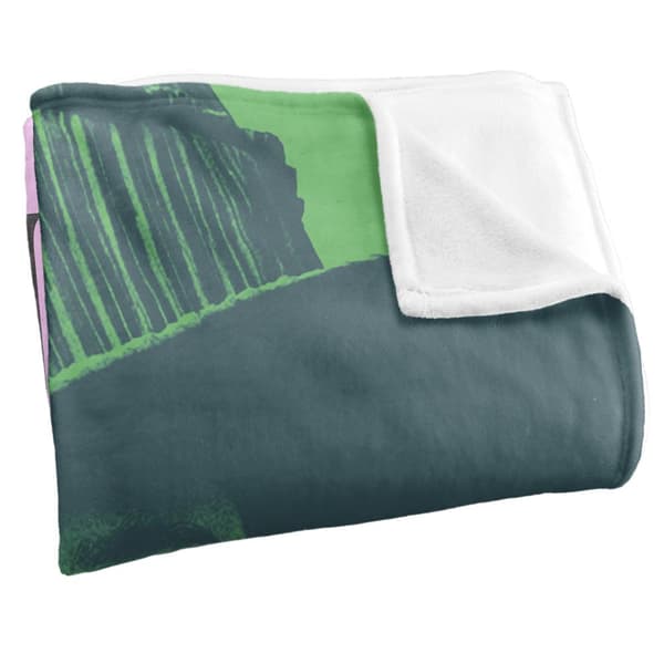 Wicked Elphaba and Glinda Torn Poster Blanket