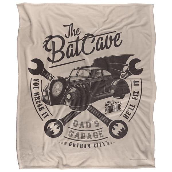 Batman Dad´s Garage Batmobile Blanket