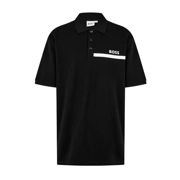 Boss Herr Kortärmad Pikétröja Regular Fit