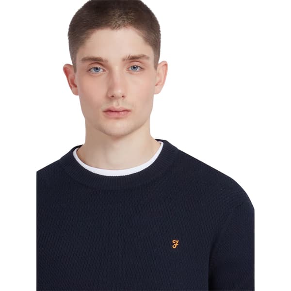 Farah Mens Rainhill Plain Regular Jumper